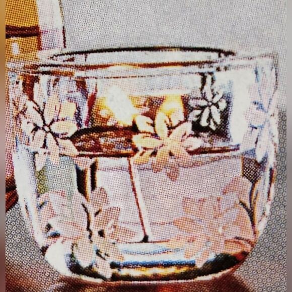 💜PartyLite Sakura Clear Frosted Etch Cherry Blossom Votive Holder Set of 2 - Picture 12 of 12